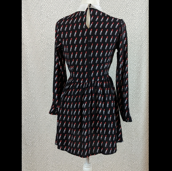 Forever 21 Lipstick Pattern Dress (Size: Small) - Picture 4 of 15